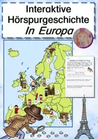 Vista previa - Hojas de trabajo - Hörspurgeschichte: Detektiv Denis in Europa (en alemán) - Portada