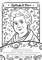 anteprima - Materiale per pittura e bricolage - Scarica e Colora le pagine da colorare di Gertrude B. Elion e Tu Youyou - Pagina 2