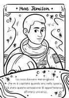 anteprima - Materiale per pittura e bricolage - Donne nelle STEM, Margaret Hamilton, Mary Golda Ross e Mae Jemison, Pagine da Colorare - Pagina 3