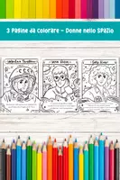 anteprima - Materiale per pittura e bricolage - Stelle del Futuro: Pagine da Colorare di Scienziate che hanno Illuminato il Cielo, Valentina Tereškova, Vera Rubin e Sally Ride - Pagina di copertina