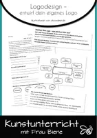 Vorschau - Unterrichtsreihen - KU-Logodesign - Deckblatt