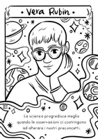 anteprima - Materiale per pittura e bricolage - Vera Rubin e Maria Mitchell, Avventure Spaziali e Celesti Scopritrici: Pagine da Colorare su due Astronome che Illuminano il Cielo - Pagina 3