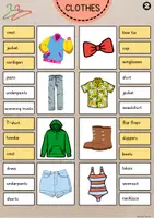 Vorschau - Arbeitsblätter - Wachsendes Materialpaket 'Clothes' - Seite 3