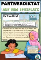 Vista previa - Hojas de trabajo - Paquete de material "Auf dem Spielplatz" Alemán / Deutsch - página 1