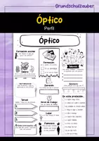 Vorschau - Arbeitsblätter - Óptico Perfil (español) - Deckblatt