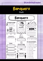 Vorschau - Arbeitsblätter - Banquero Perfil (español) - Deckblatt