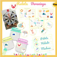 Vista previa - Juegos / Gamificación - EL VERANO: Ruleta - Bingo. - Portada