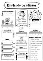 Vorschau - Arbeitsblätter - Empleado de oficina Perfil (español) - Seite 1