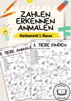 Vorschau - Arbeitsblätter - Zahlen kennenlernen - Zahlenraum 1-10 - Im Tierreich - Deckblatt