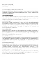 Vorschau - Arbeitsblätter - Leonard Bernstein (Infotext und Übungen) - Deckblatt