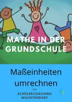Vorschau - Arbeitsblätter - Maßeinheiten umrechnen Merkkasten Aufgaben Lösung - Deckblatt