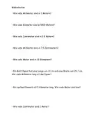 Vorschau - Arbeitsblätter - Maßeinheiten umrechnen Merkkasten Aufgaben Lösung - Seite 3