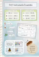Vorschau - Arbeitsblätter - Orff-Instrumente Ensemble - Deckblatt
