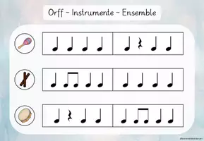 Vorschau - Arbeitsblätter - Orff-Instrumente Ensemble - Seite 1