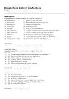 Vorschau - Arbeitsblätter - Claus Schenk Graf von Stauffenberg (Infotext und Übungen) - Seite 1