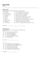 Vorschau - Arbeitsblätter - Hans Scholl (Infotext und Übungen) - Seite 1