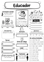 Vorschau - Arbeitsblätter - Educador Perfil (español) - Seite 1