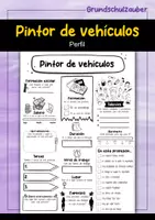 Vorschau - Arbeitsblätter - Pintor de vehículos Perfil (español) - Deckblatt
