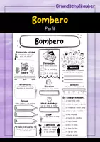 Vorschau - Arbeitsblätter - Bombero Perfil (español) - Deckblatt