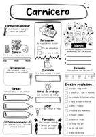 Vorschau - Arbeitsblätter - Carnicero Perfil (español) - Seite 1