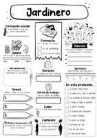 Vorschau - Arbeitsblätter - Jardinero Perfil (español) - Seite 1