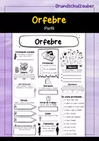 Vorschau - Arbeitsblätter - Orfebre Perfil (español) - Deckblatt