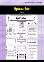 Vorschau - Arbeitsblätter - Apicultor Perfil (español) - Deckblatt