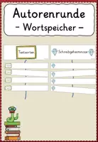 Vorschau - Poster - Autorenrunde Wortspeicher_Ergebnissicherung - Deckblatt