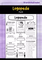Vorschau - Arbeitsblätter - Logopeda Perfil (español) - Deckblatt