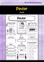 Vorschau - Arbeitsblätter - Pintor Perfil (español) - Deckblatt