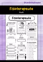 Vorschau - Arbeitsblätter - Fisioterapeuta Perfil (español) - Deckblatt