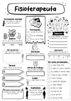 Vorschau - Arbeitsblätter - Fisioterapeuta Perfil (español) - Seite 1