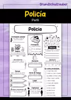 Vorschau - Arbeitsblätter - Policía Perfil (español) - Deckblatt