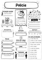 Vorschau - Arbeitsblätter - Policía Perfil (español) - Seite 1