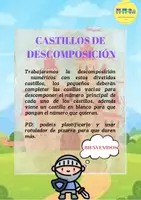 Vista previa - Juegos / Gamificación - CASTILLOS DE DESCOMPOSICIÓN NUMÉRICA - Portada