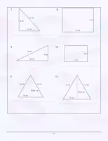 Aperçu - Feuilles d'exercices - Mathématiques:100 Math Exercises Surface and Perimeter Calculations - Page 2