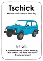 Vorschau - Arbeitsblätter - Tschick. Materialpaket. Arbeitsblätter und Klassenarbeit - Seite 1