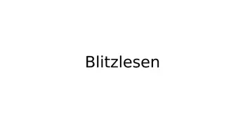 Vorschau - Spiele - Blitzlesen 3 LESESPIEL für die Unterstufe - Seite 1