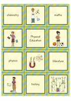Vista previa - Juegos / Gamificación - School subjects: Matching Pairs Game | Juego de Memory® (inglés) - página 2