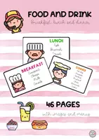 Vista previa - Juegos / Gamificación - Food and drink. Breakfast, lunch and dinner - Portada