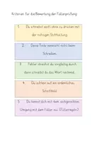 Vorschau - Merkblätter - Kriterienkatalog Füllerprüfung - Deckblatt