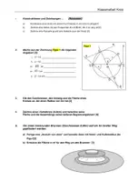 Vorschau - Test - Klassenarbeit Kreis und Kreisring - Deckblatt