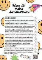 Vorschau - Mal- und Bastelvorlagen - Materialpaket zu den Ferien (jede Saison) - Deckblatt