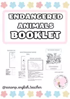 Vista previa - Presentaciones - ENDANGERED ANIMALS BOOKLET - Portada