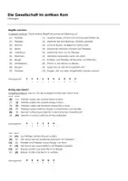Vorschau - Arbeitsblätter - Die Gesellschaft im antiken Rom (Infotext und Übungen) - Seite 3