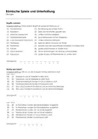 Vorschau - Arbeitsblätter - Römische Spiele und Unterhaltung (Infotext und Übungen) - Seite 1