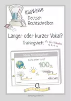 Vorschau - Arbeitsblätter - Materialpaket "Langer oder kurzer Vokal / Selbstlaut?" zu den Vokalen a, e, o, u - Seite 1