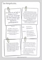 Vorschau - Aufgabenkarten - Langer oder kurzer Vokal / Selbstlaut: Aufgabenkarten zu den Vokalen a, e, o, u - Seite 1