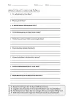 Vorschau - Arbeitsblätter - AB mit Fragen zum Thema "Maas" + Lösungsblatt - Deckblatt