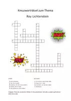 Vorschau - Arbeitsblätter - Kreuzworträtsel zu Roy Lichtenstein - Seite 3
